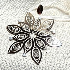 Hallmark Keepsake Metal Snowflake ❄️ Ornament - Limited Edition 2019 NIB